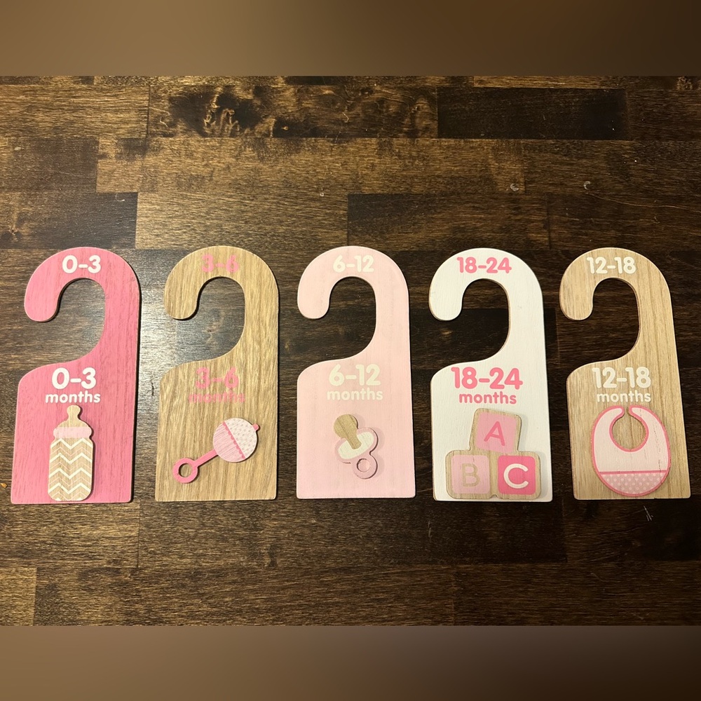 Baby clothes closet size organizer